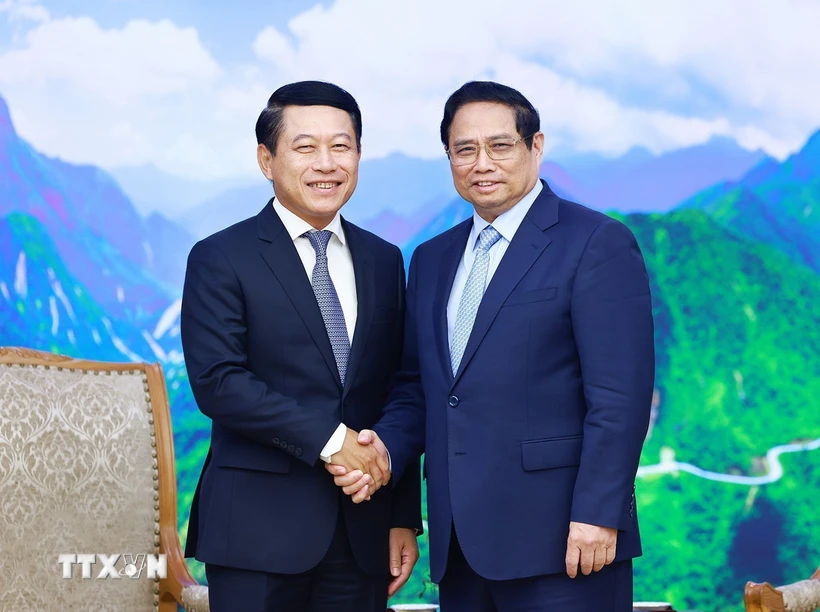 Thủ tướng Phạm Minh Chính tiếp Phó Thủ tướng Chính phủ, Bộ trưởng Ngoại giao Lào