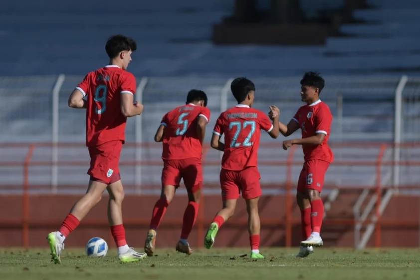 U19 Thái Lan thắng 6-0 Brunei (Ảnh: FAT)