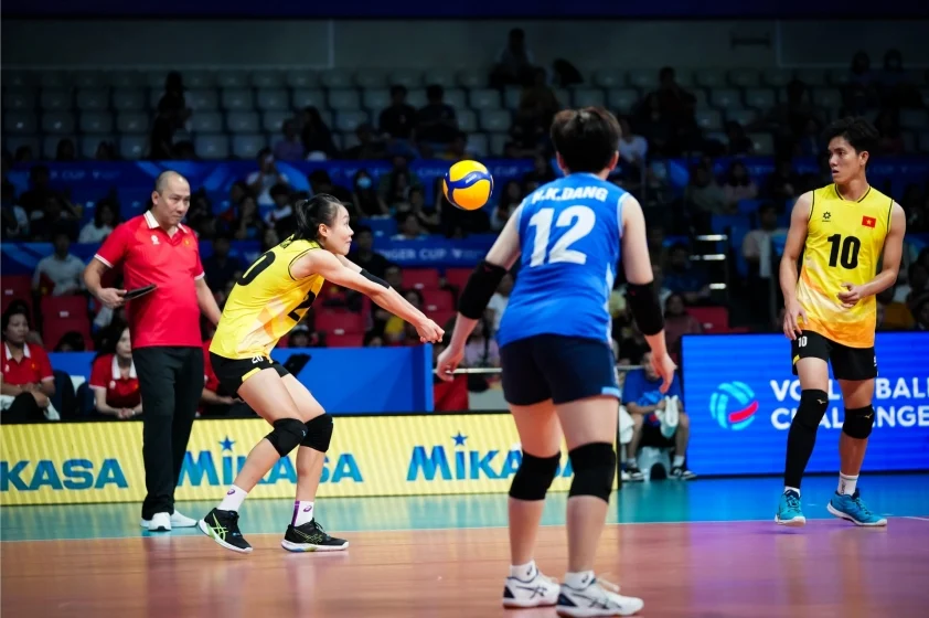 Bóng chuyền nữ Việt Nam có chiến thắng thứ 2 ở Cúp Future Stars 2024 (Ảnh: VolleyballWorld)