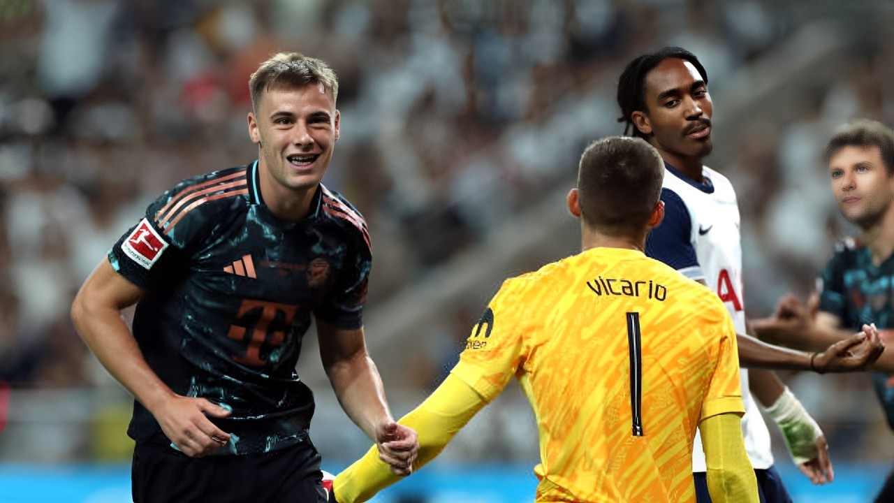 Gabriel Vidovic mở tỉ số cho Bayern Munich. Ảnh: Getty