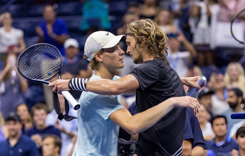 Jannik Sinner sẽ có màn đại chiến nảy lửa với Alexander Zverev ở bán kết Cincinnati Open 2024 (Ảnh: Getty)