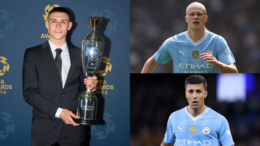 Phil Foden giành giải Cầu thủ xuất sắc nhất năm của PFA Phil Foden đánh bại Rodri và Haaland để thành cầu thủ xuất sắc nhất năm (Ảnh: GOAL).
