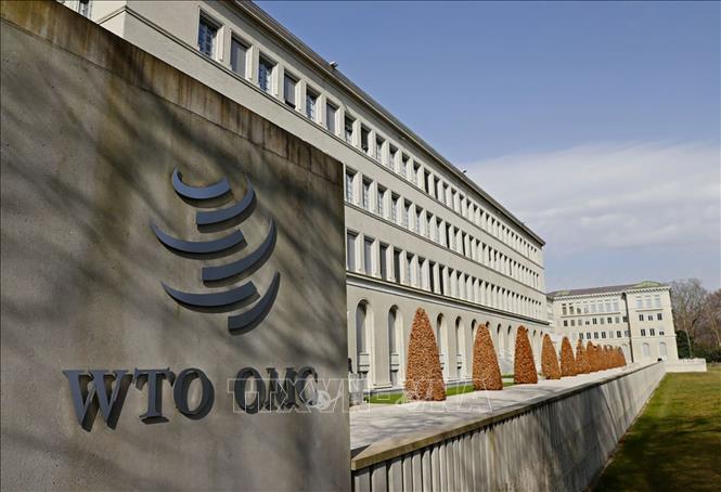 Trụ sở Tổ chức Thương mại thế giới (WTO) ở Geneva, Thuỵ Sĩ ngày 4-3-2021. Ảnh: REUTERS/TTXVN