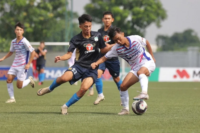 U15 SLNA thắng HAGL 3-0 ở giải U15 Quốc gia