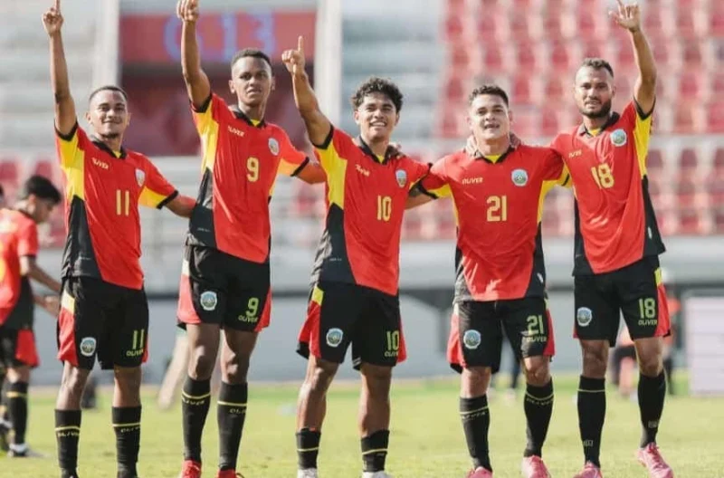 Đông Timor giành chiến thắng ấn tượng 4-1 (Ảnh: FFTL)