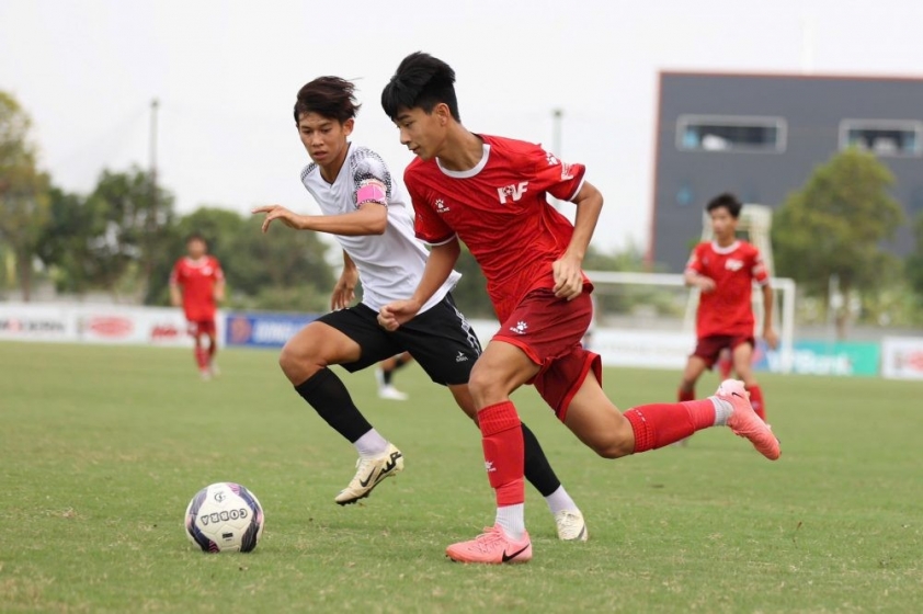 U15 PVF đè bẹp Bà Rịa Vũng Tàu với tỷ số 4-1