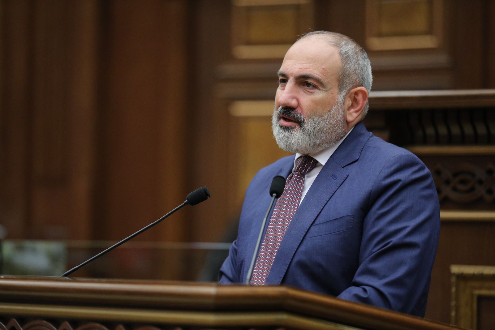 Thủ tướng Armenia Nikol Pashinyan đã nhấn mạnh rằng chính phủ nước này đang theo đuổi một chính sách đối ngoại đa hướng, nhằm đảm bảo sự phát triển kinh tế và an ninh cho quốc gia. Ảnh: AFP/TTXVN