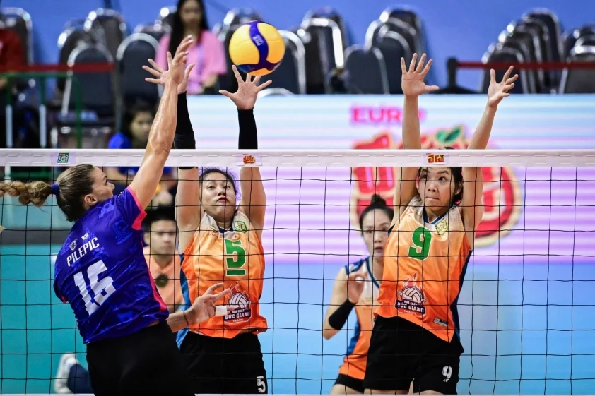 Ngoại binh ra sân, HCĐG Lào Cai vẫn thua tiếc nuối đội chủ nhà AVC Club 2024 Hóa chất Đức Giang Lào Cai nhận thất bại trong trận đấu vòng bảng cuối cùng tại AVC Club 2024