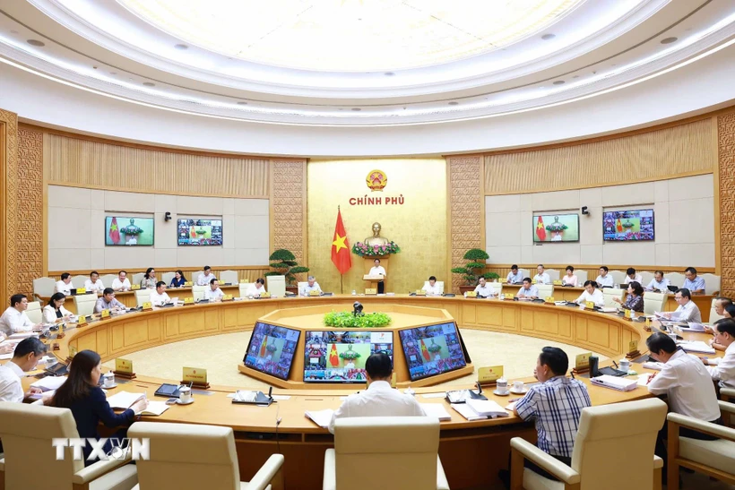 Phiên họp Chính phủ thường kỳ tháng 9 trực tuyến với 63 tỉnh, thành phố