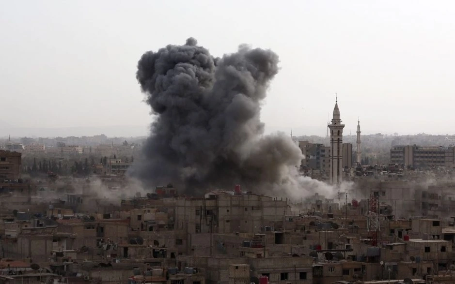 Hội đồng Bảo an Liên Hợp Quốc họp khẩn do nguy cơ nội chiến Syria Chiến trường Syria. Ảnh: Wbur.
