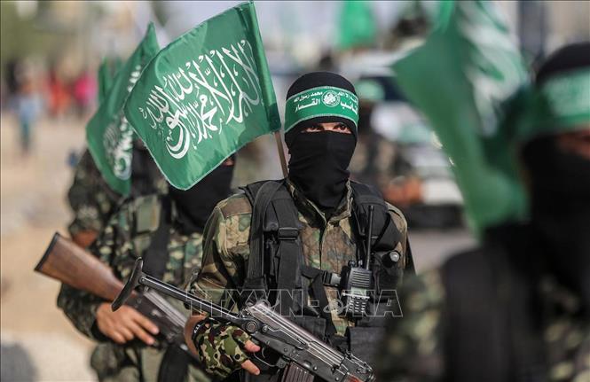 Fatah và Hamas nhất trí thành lập ủy ban điều hành Dải Gaza Các thành viên Lữ đoàn Izz ad-Din al-Qassam, một nhánh của Phong trào Hồi giáo Hamas thuộc Palestine tại Khan Yunis, Dải Gaza. Ảnh tư liệu: Anadolu Agency/TTXVN