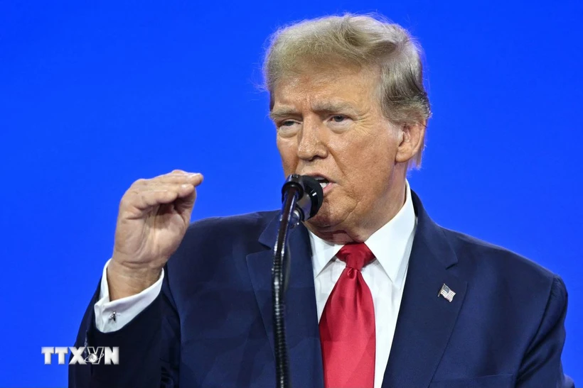 Tổng thống đắc cử Mỹ Donald Trump. (Ảnh: AFP/TTXVN)