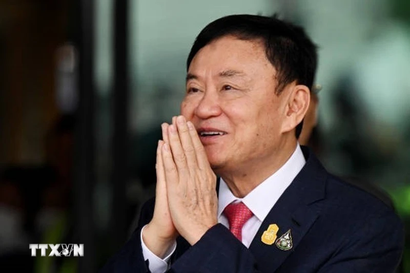 Cựu Thủ tướng Thái Lan Thaksin Shinawatra tại thủ đô Bangkok, Thái Lan, ngày 22-8-2023. (Ảnh: Getty Images/TTXVN)