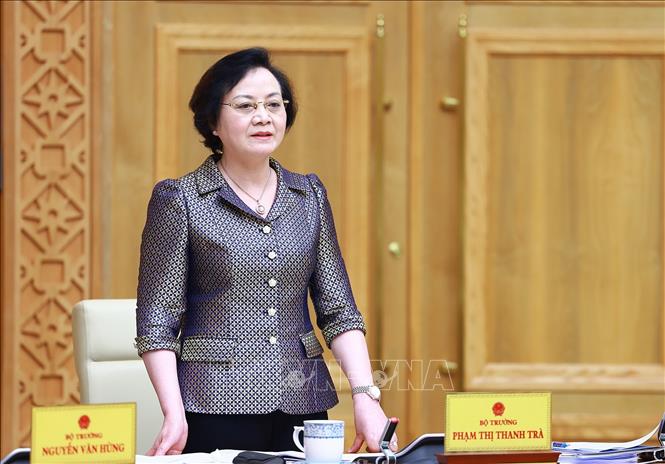 Bộ trưởng Bộ Nội vụ Phạm Thị Thanh Trà. Ảnh: Dương Giang/TTXVN