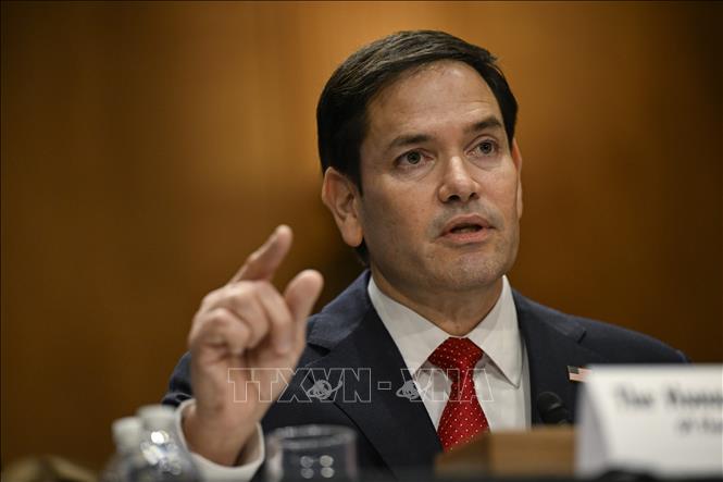 Ngoại trưởng Mỹ Marco Rubio. Ảnh: AA/TTXVN