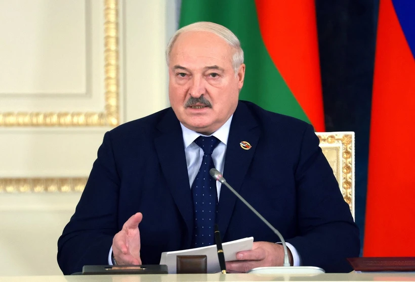 Ông Lukashenko giành số phiếu kỷ lục trong cuộc bầu cử Tổng thống Belarus Tổng thống Belarus Alexander Lukashenko. (Ảnh: AFP/TTXVN)