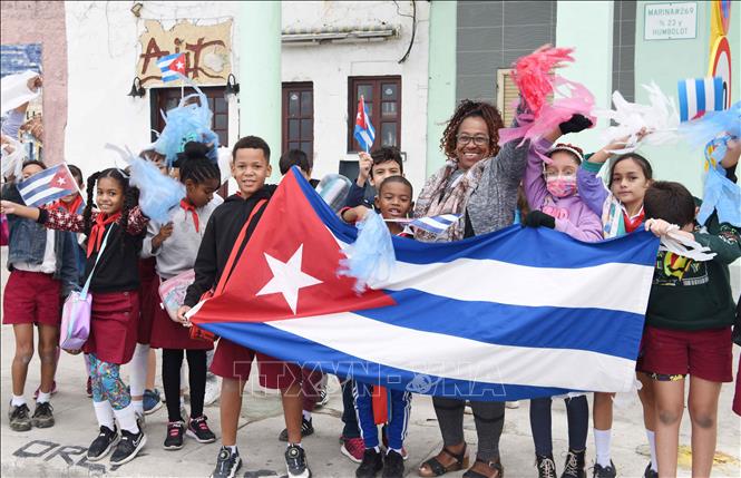 Người dân thủ đô La Habana (Cuba). Ảnh minh họa: Việt Hùng/PV TTXVN tại Cuba