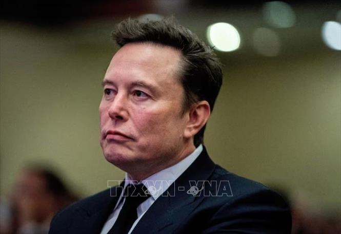 Tỷ phú Elon Musk. Ảnh tư liệu: REUTERS/TTXVN