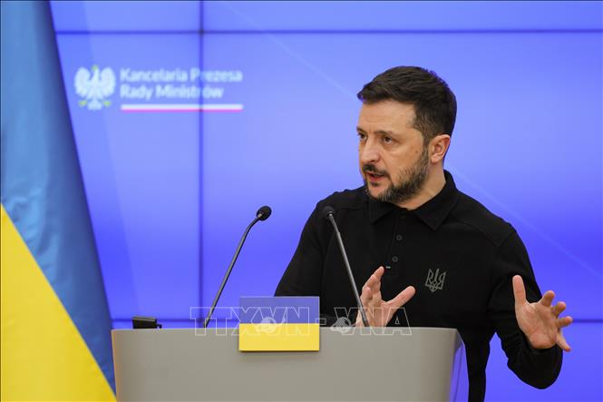 Tổng thống Ukraine Volodymyr Zelensky. Ảnh tư liệu: PAP/TTXVN