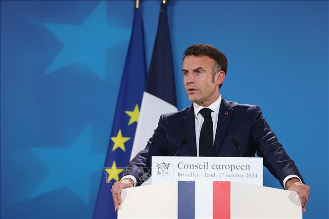 Tổng thống Pháp Emmanuel Macron. Ảnh tư liệu: THX/TTXVN