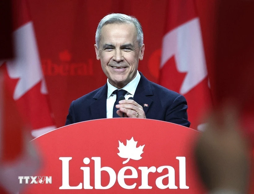 Tân Thủ tướng Canada Mark Carney. (Ảnh: Getty Images/TTXVN)