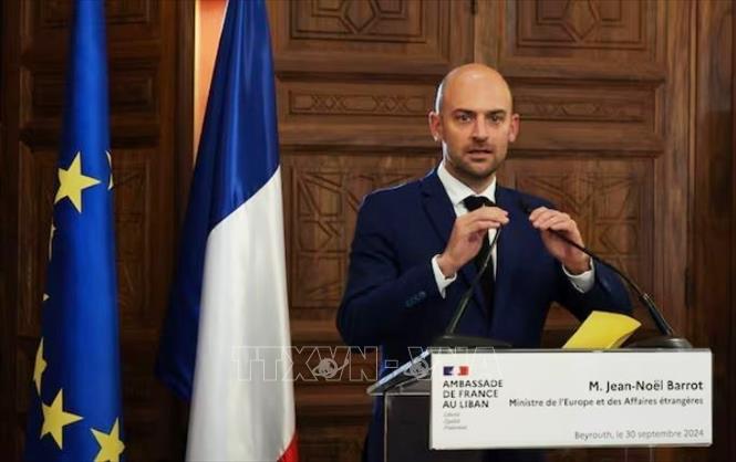 Ngoại trưởng Pháp Jean-Noel Barrot. Ảnh: REUTERS/TTXVN