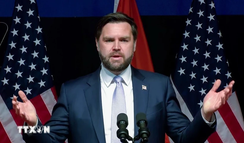 Phó Tổng thống Mỹ phá nỗ lực lưỡng đảng ngăn chặn chính sách thuế của ông Trump Phó Tổng thống Mỹ JD Vance. (Ảnh: ANI/TTXVN)
