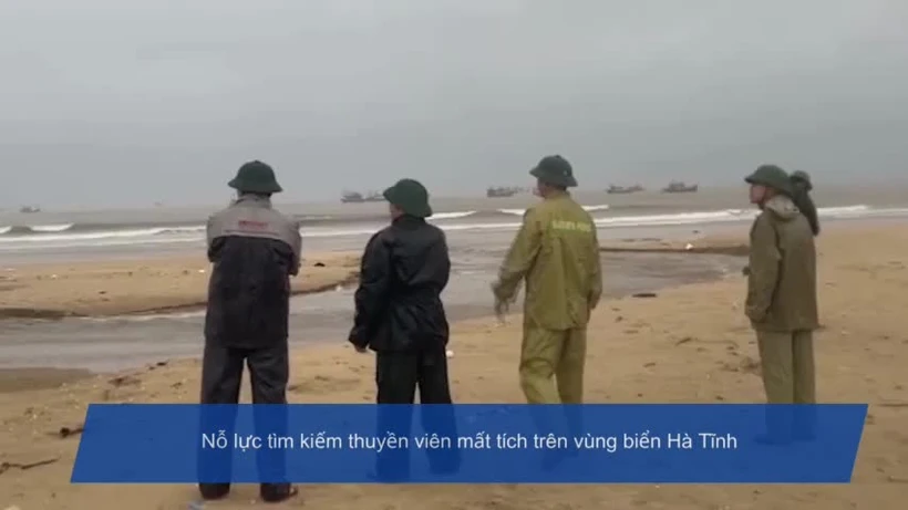 Đề xuất sử dụng trực thăng tìm kiếm 10 thuyền viên mất tích ở vùng biển Hà Tĩnh