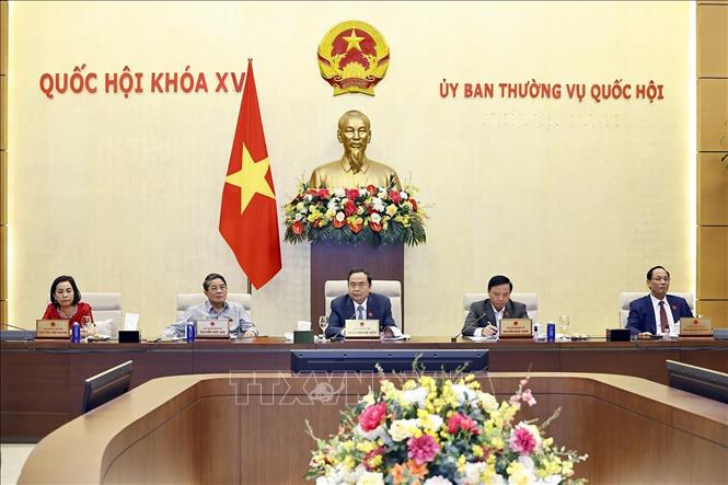 Ủy ban Thường vụ Quốc hội xem xét Đề án sắp xếp đơn vị hành chính cấp tỉnh tại Phiên họp thứ 46 Phiên họp thứ 46 của Ủy ban Thường vụ Quốc hội sẽ dành nhiều thời gian cho công tác xây dựng pháp luật. Ảnh: Doãn Tấn/TTXVN