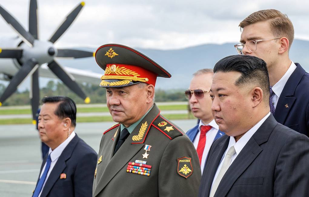 Thư ký Hội đồng an ninh Nga thăm Triều Tiên Thư ký Hội đồng an ninh Nga Sergei Soigu đến thủ đô Bình Nhưỡng của Triều Tiên. Ảnh: TASS