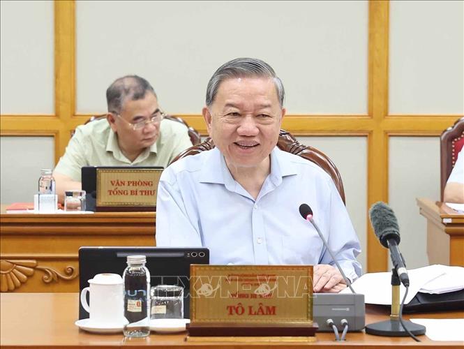 Tổng Bí thư Tô Lâm phát biểu. Ảnh: Thống Nhất/TTXVN