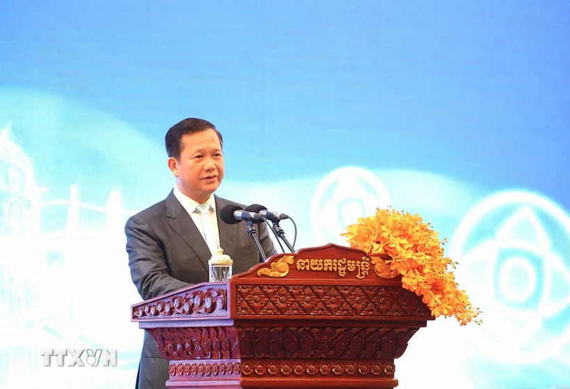 Campuchia tạo điều kiện tốt nhất cho lao động trở về từ Thái Lan Thủ tướng Vương quốc Campuchia Hun Manet. (Ảnh: Huỳnh Thảo/TTXVN)